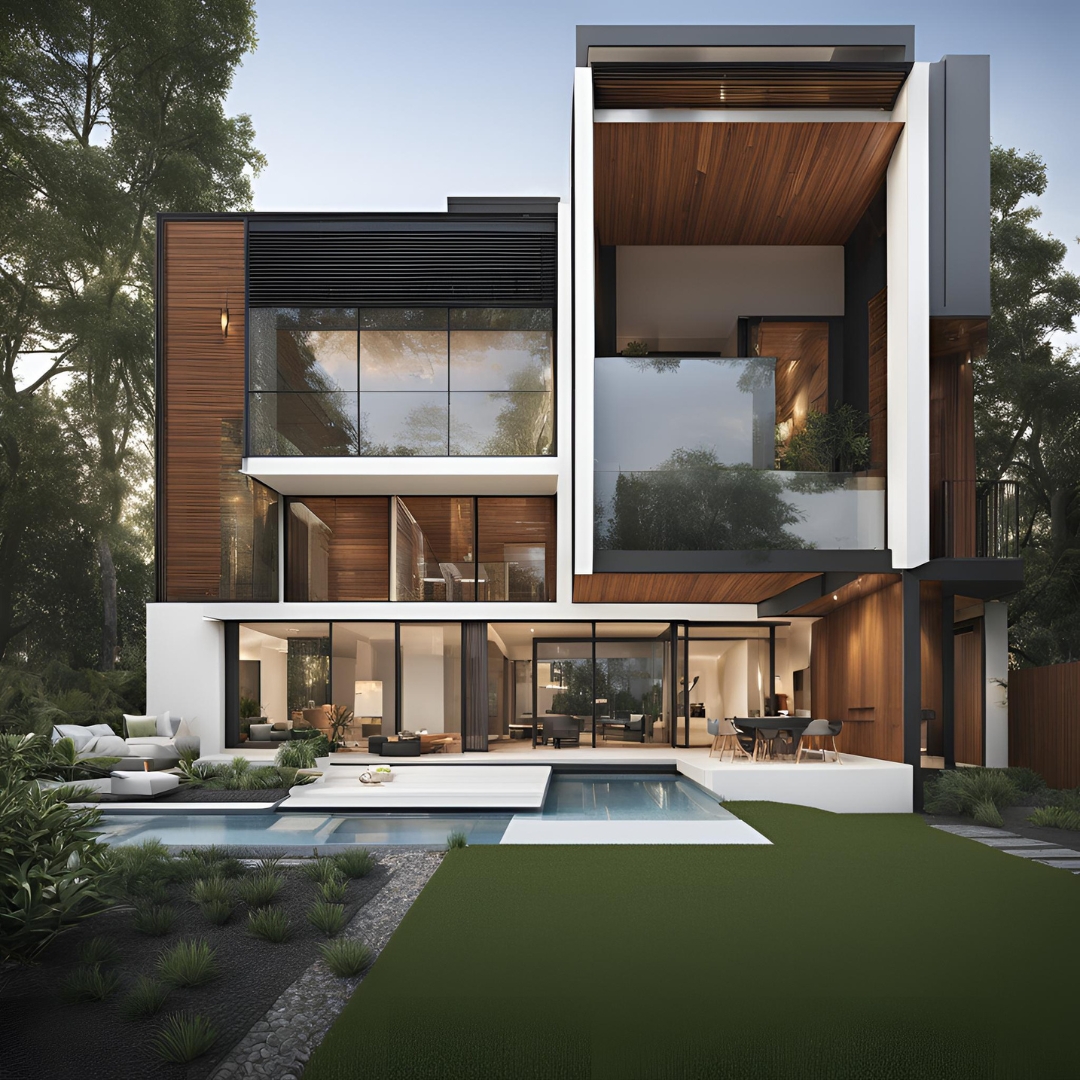 modern architecture house